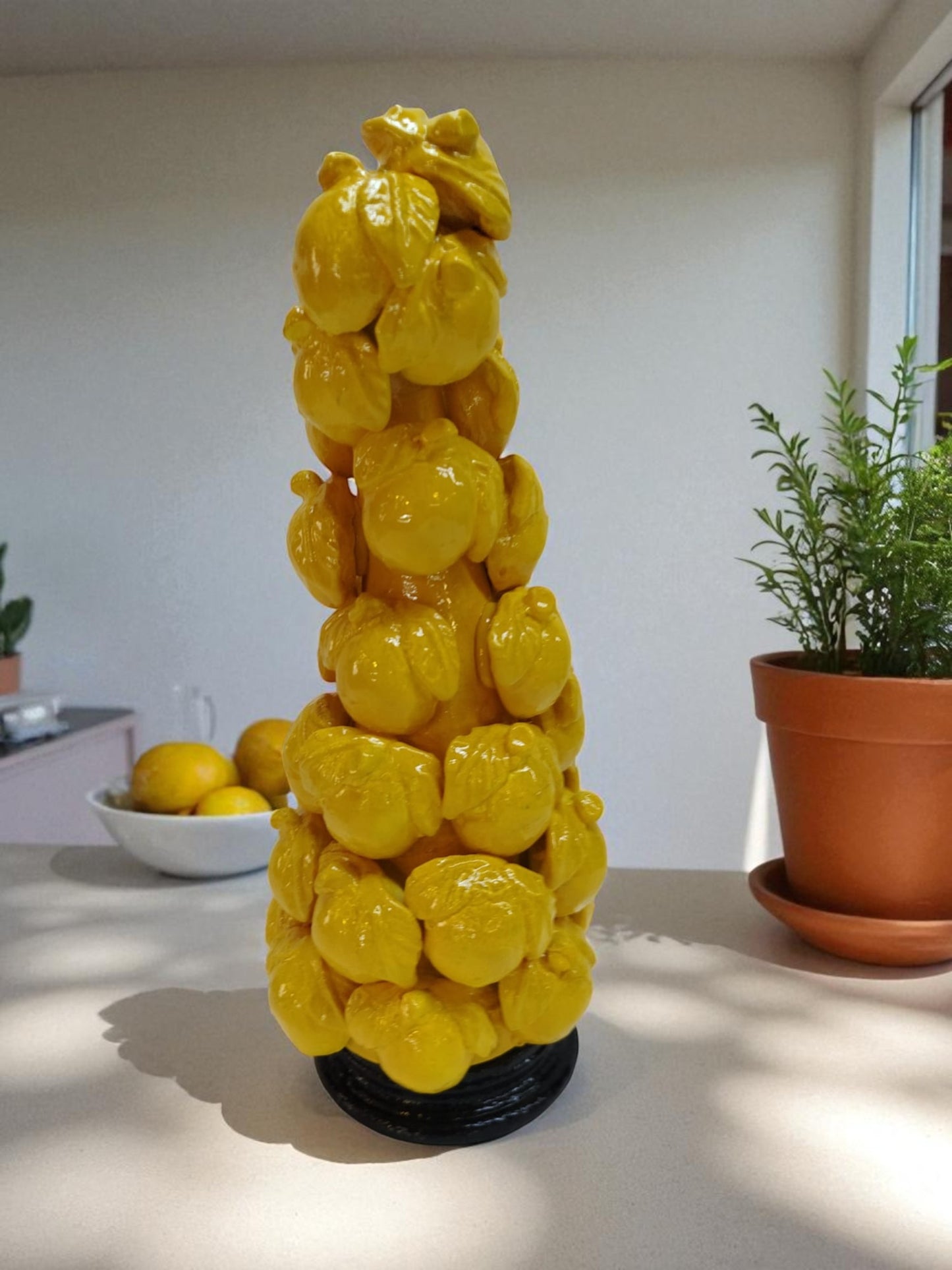 Corno Limone 30 cm in Cemento Porcellanato – Costiera Amalfitana e Sorrento