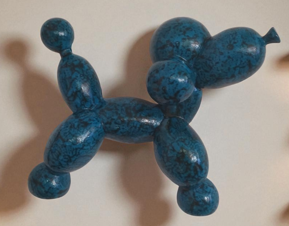 Cane Palloncino in Ceramica da Parete 🎈 – Design Moderno 28×24 cm