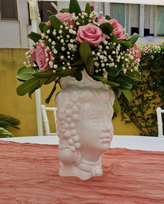 Mori Siciliani 23 cm in Ceramica Artigianale – Teste di Moro Decorative