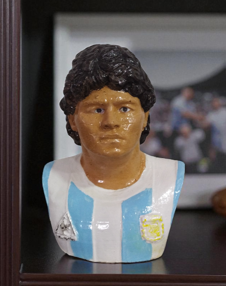 Busto Maradona 15cm in cemento porcellanato – Napoli o Argentina