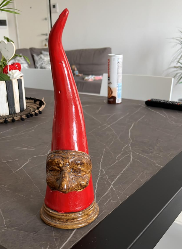 Corni Portafortuna in Cemento Porcellanato 30 cm – Varianti Artistiche